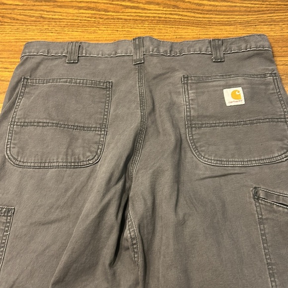 Carhartt Relaxed Straight Rigby Double-Front Canvas Dungaree Work Pants 
102802 - Picture 5 of 11